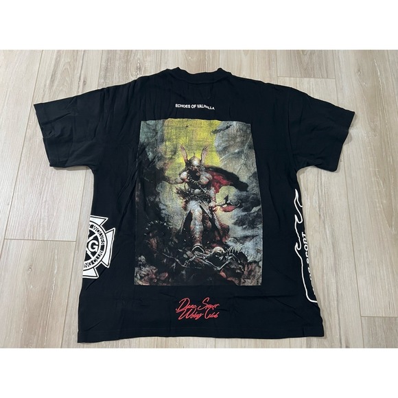 Darc Sport Other - Darc Sport Echoes Of Valhalla Shirt Mens M Black Oversized Viking Graphic